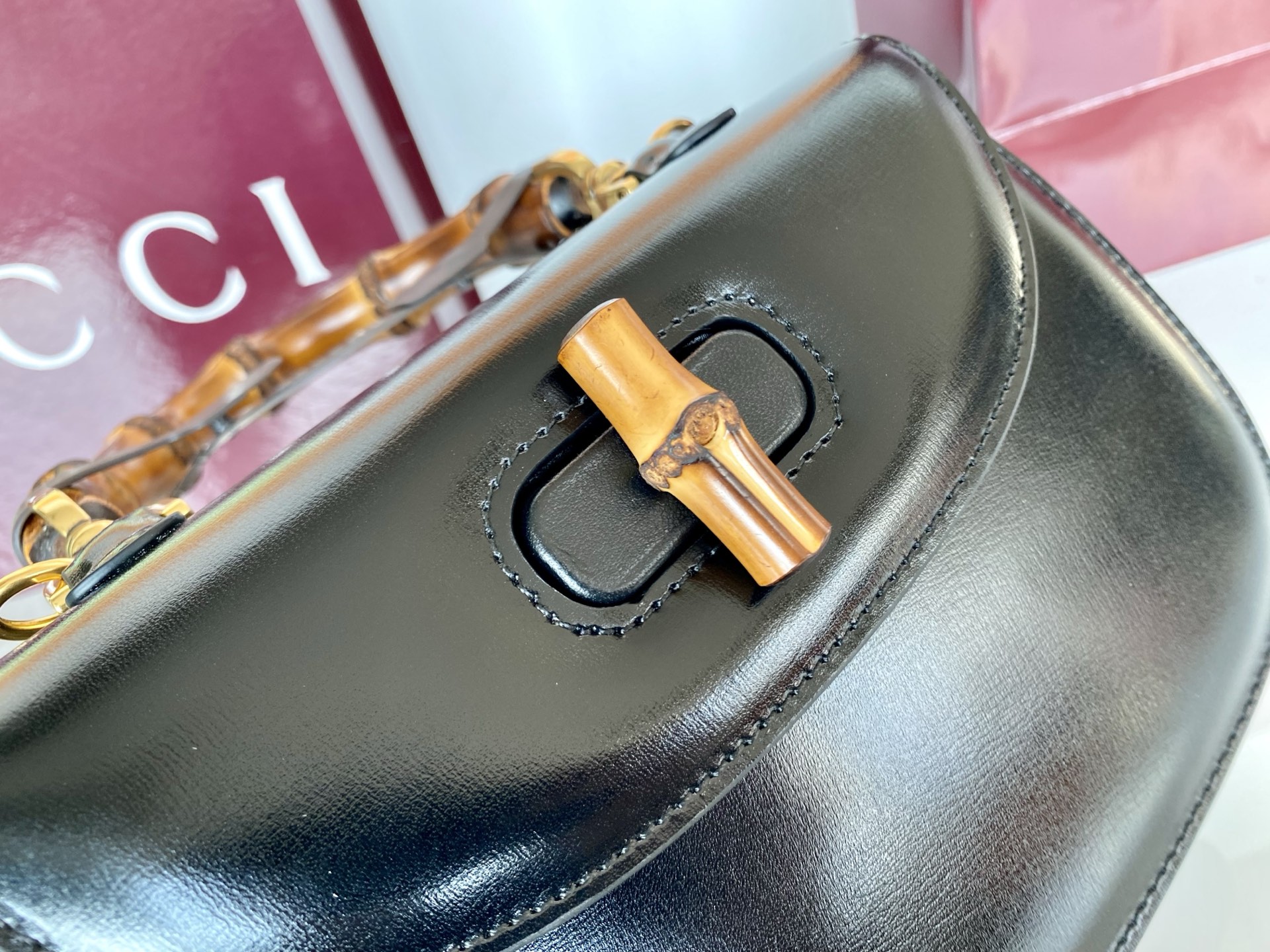 Gucci 구찌 뱀부 1947 스몰 탑 핸들 레플리카 5번 이미지 - Bag | 세미샵 레플리카 사이트