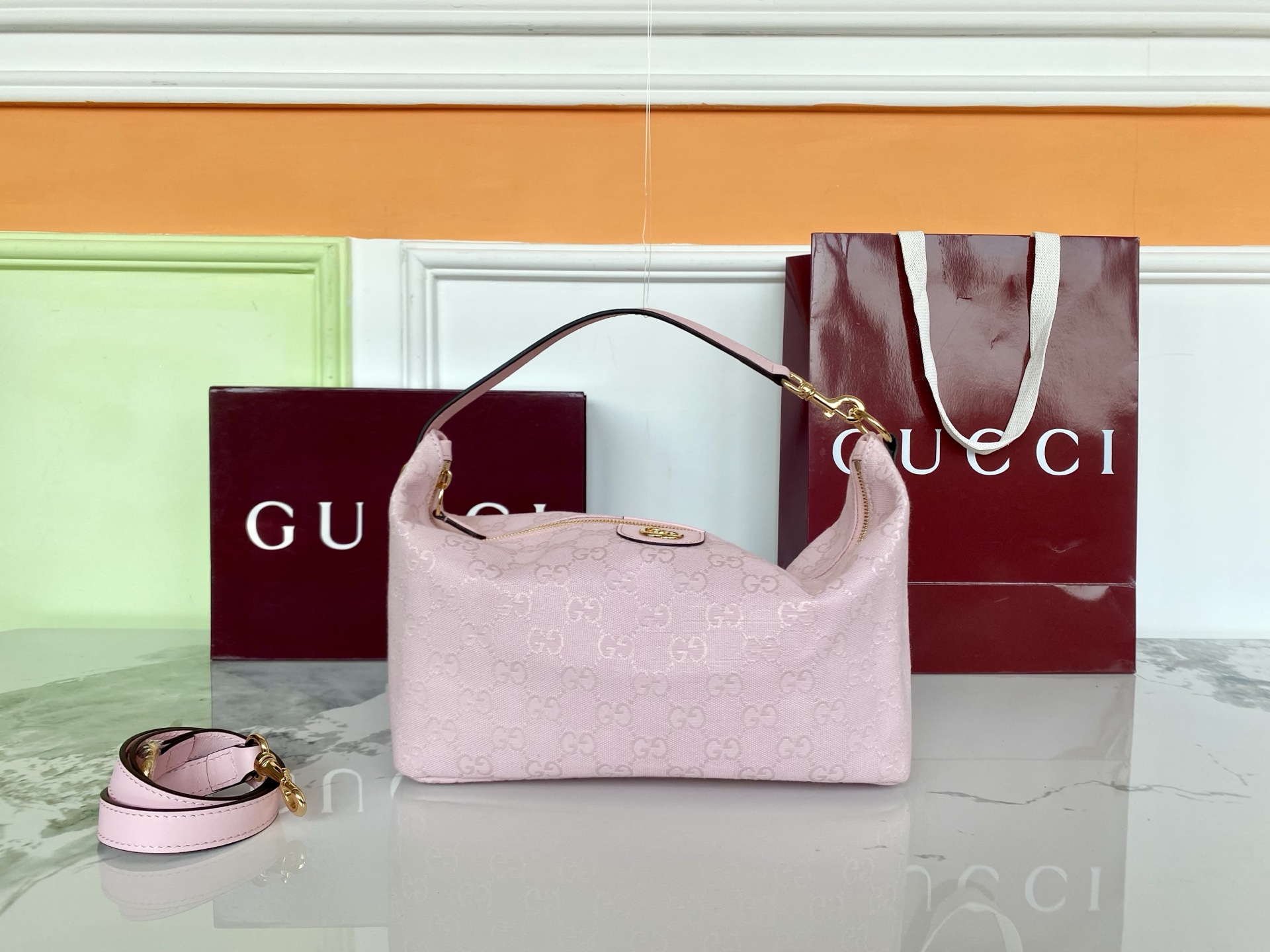 Gucci 구찌 베니티 미디움 탑 핸들백 레플리카 1번 이미지 - Bag | 세미샵 레플리카 사이트