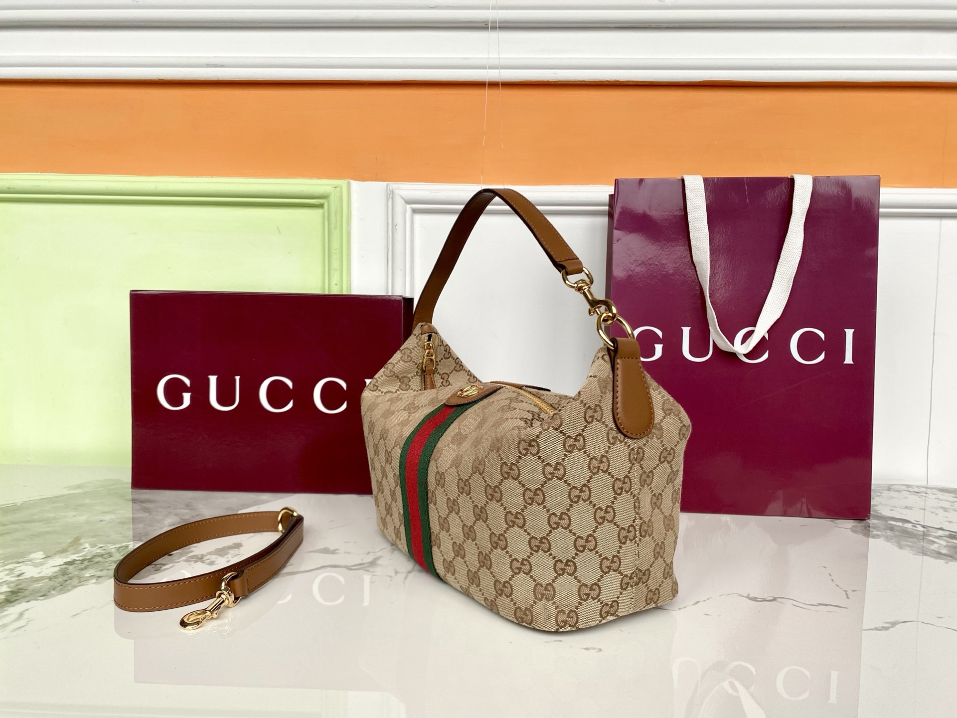 Gucci 구찌 베니티 미디움 탑 핸들백 레플리카 3번 이미지 - Bag | 세미샵 레플리카 사이트