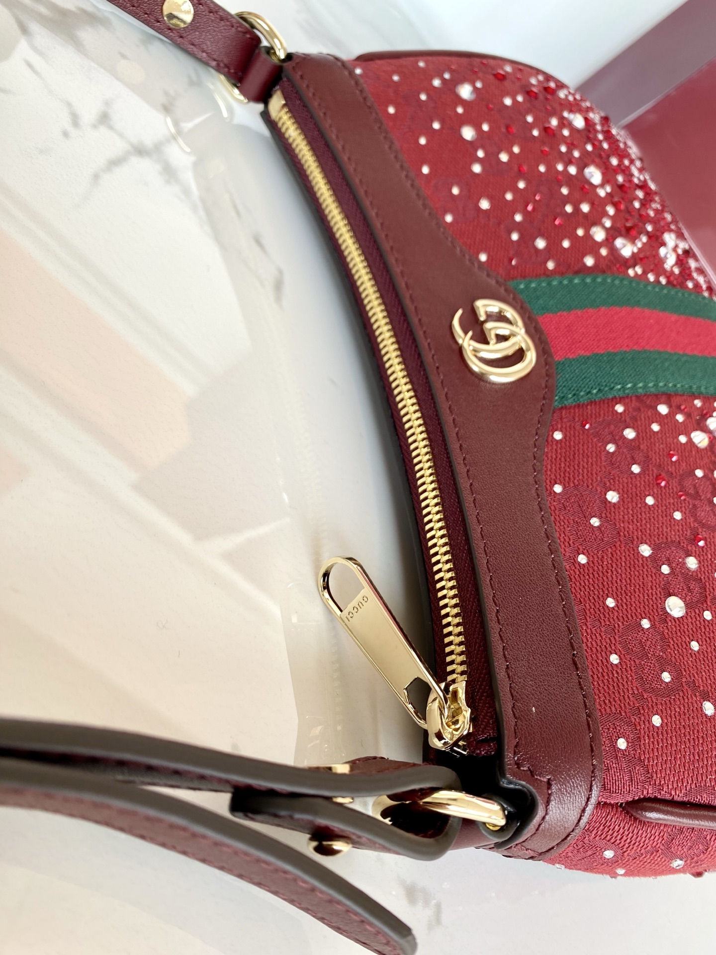 Gucci 구찌 오피디아 크리스탈 스몰 숄더백 레플리카 7번 이미지 - Bag | 세미샵 레플리카 사이트