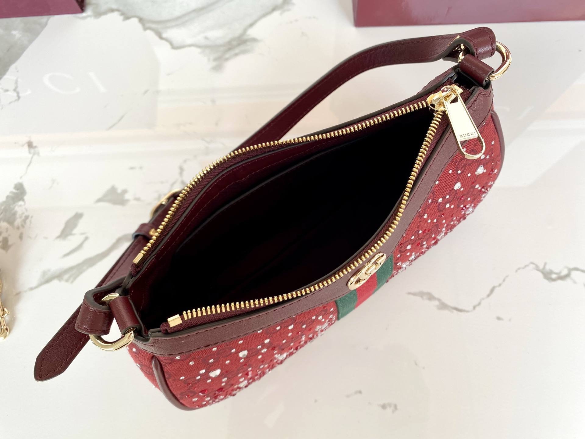 Gucci 구찌 오피디아 크리스탈 스몰 숄더백 레플리카 8번 이미지 - Bag | 세미샵 레플리카 사이트