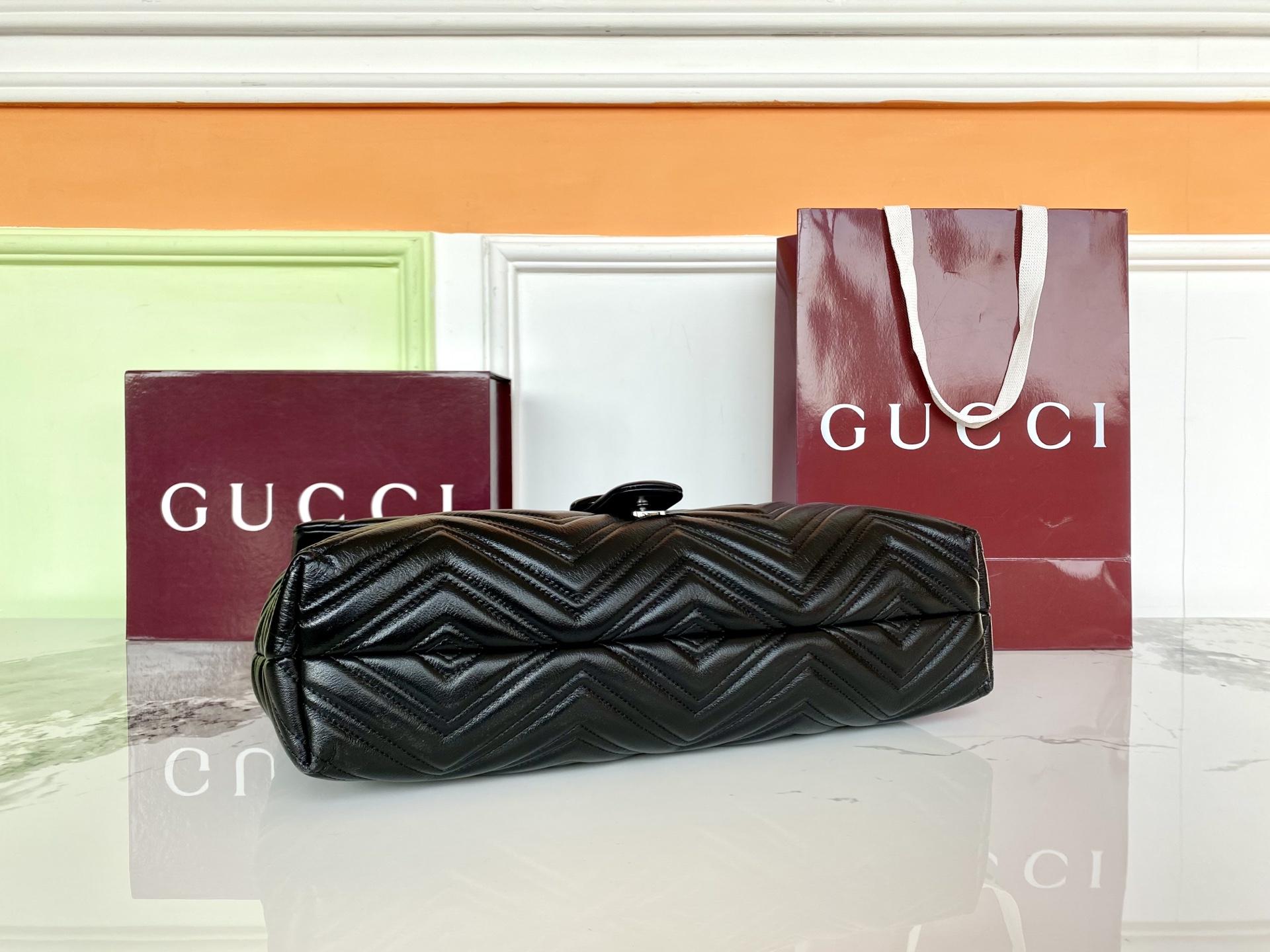 Gucci 구찌 GG 마몬트 라지 숄더백 레플리카 4번 이미지 - Bag | 세미샵 레플리카 사이트