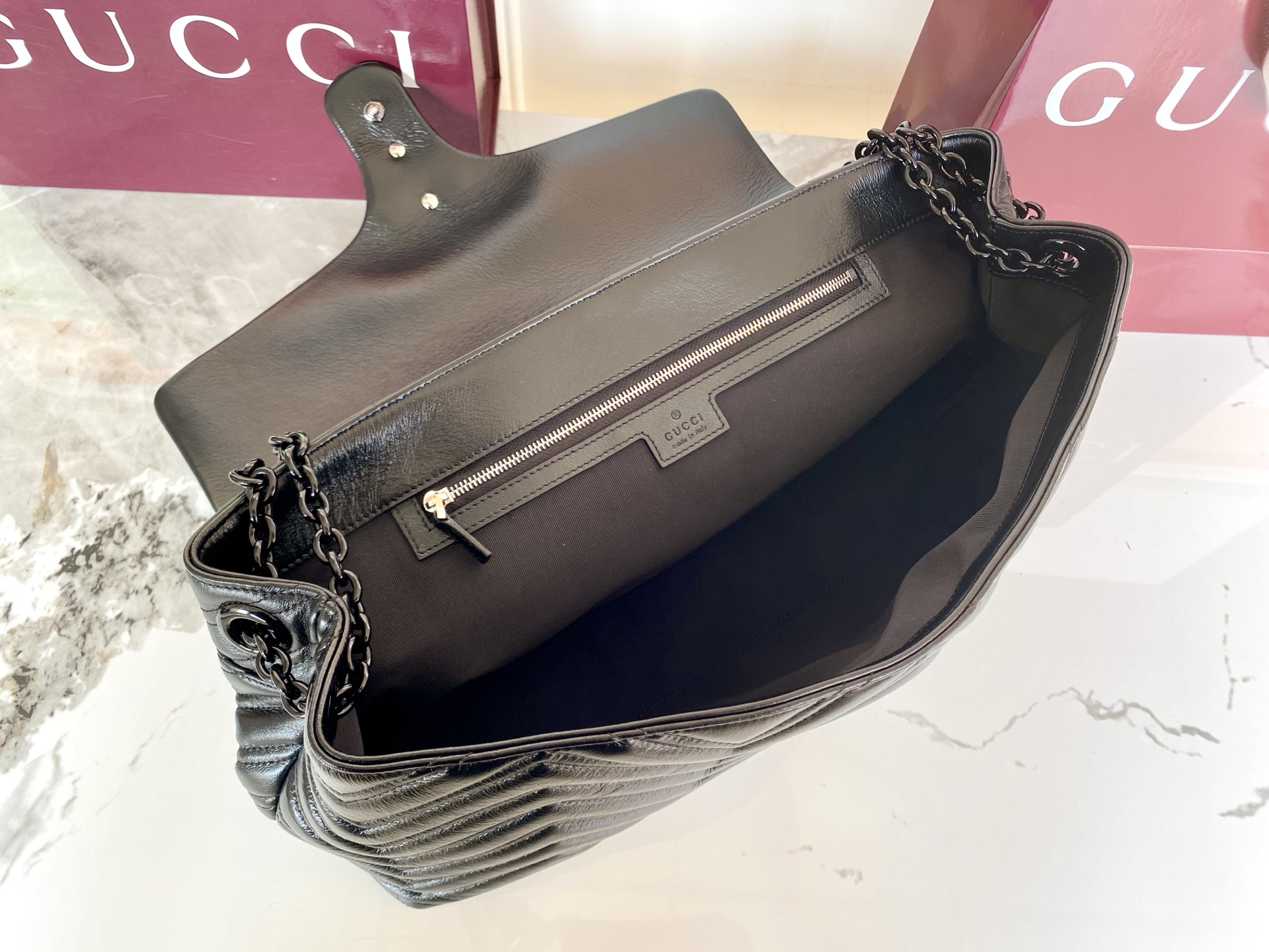 Gucci 구찌 GG 마몬트 라지 숄더백 레플리카 8번 이미지 - Bag | 세미샵 레플리카 사이트