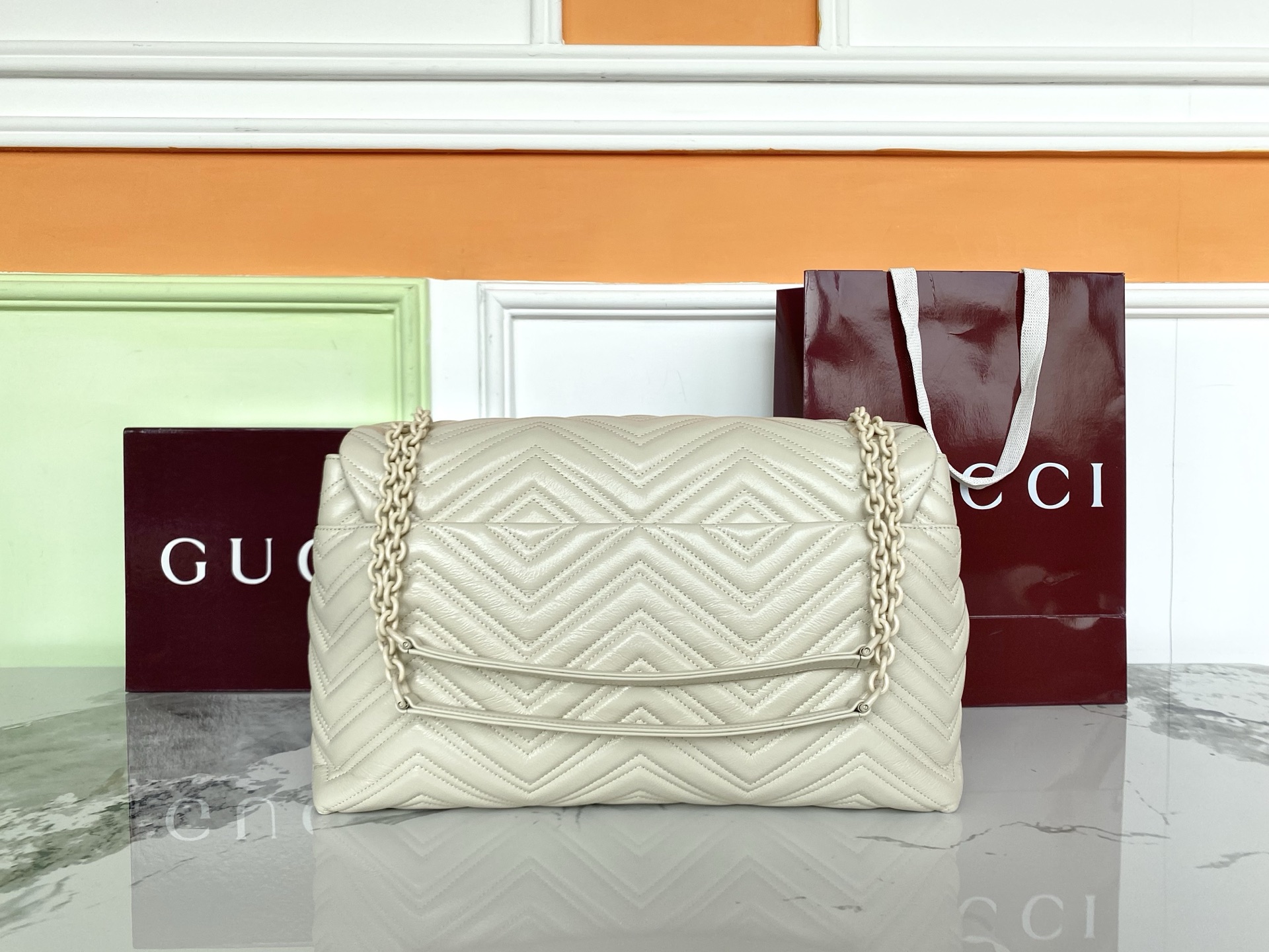 Gucci 구찌 GG 마몬트 라지 숄더백 레플리카 2번 이미지 - Bag | 세미샵 레플리카 사이트