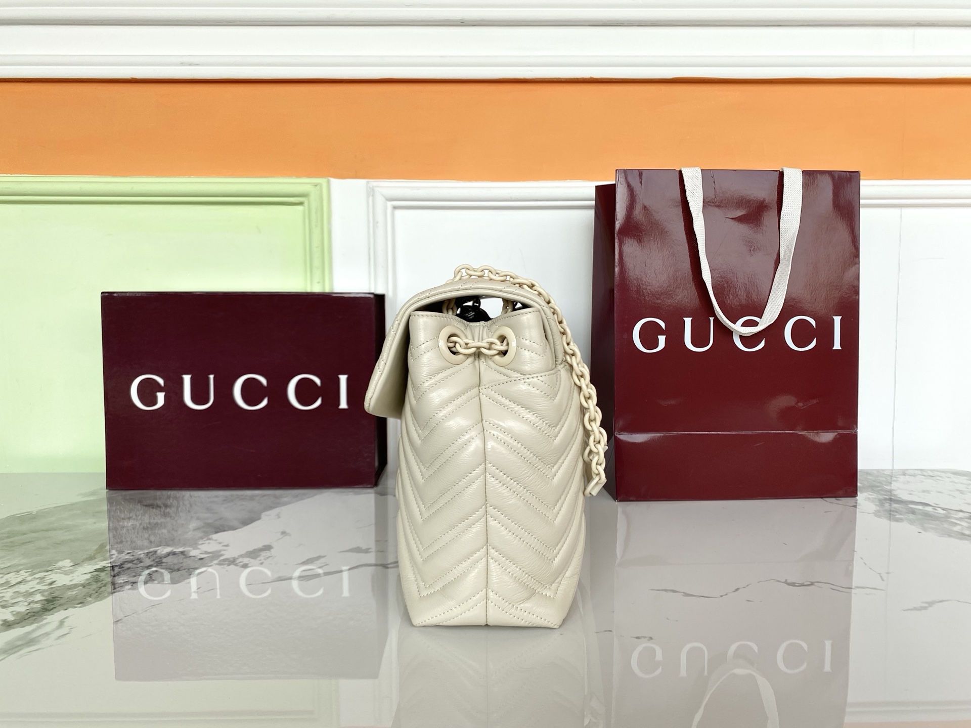 Gucci 구찌 GG 마몬트 라지 숄더백 레플리카 3번 이미지 - Bag | 세미샵 레플리카 사이트