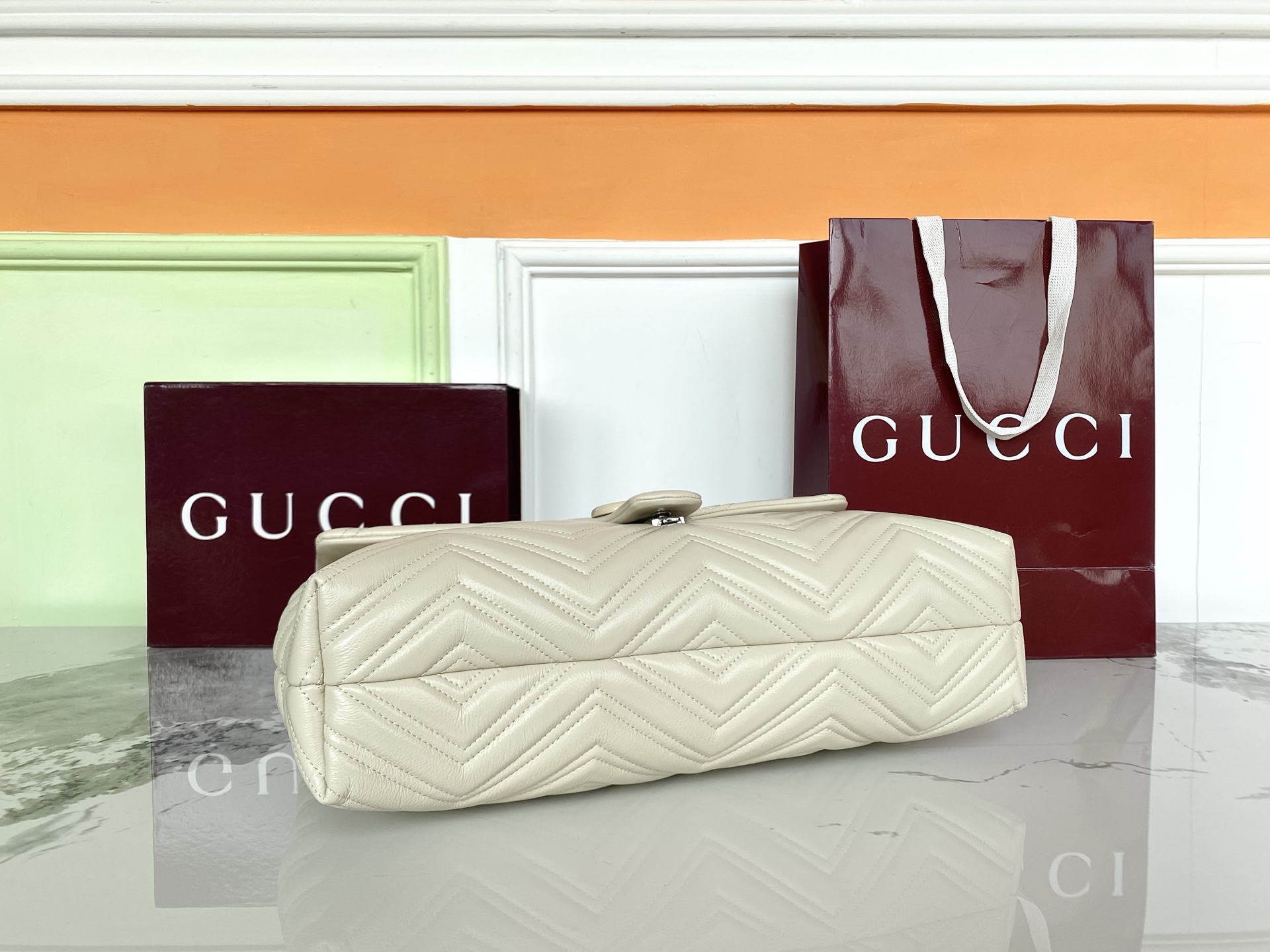 Gucci 구찌 GG 마몬트 라지 숄더백 레플리카 4번 이미지 - Bag | 세미샵 레플리카 사이트