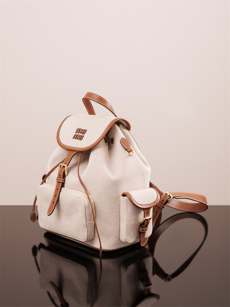 미우미우 미우미우 캔버스 가죽 백팩 라지 5BZ042 레플리카 23번 이미지 - Bag | 세미샵 레플리카 사이트