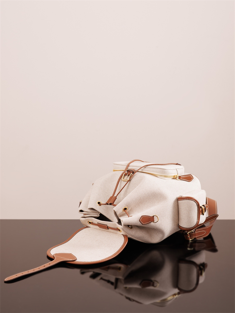 미우미우 미우미우 캔버스 가죽 백팩 라지 5BZ042 레플리카 4번 이미지 - Bag | 세미샵 레플리카 사이트