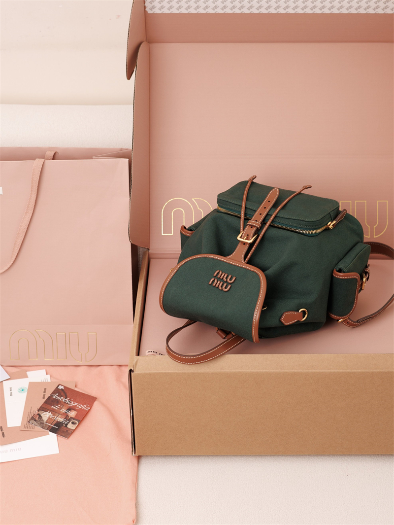 미우미우 미우미우 캔버스 가죽 백팩 라지 5BZ042 레플리카 18번 이미지 - Bag | 세미샵 레플리카 사이트