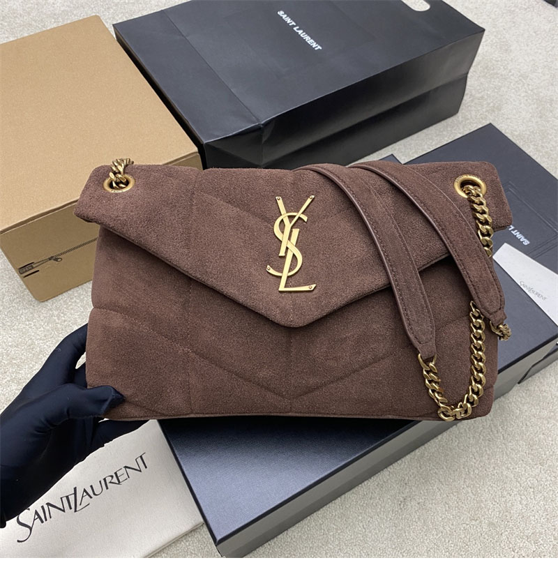 생로랑 생로랑 루루 푸퍼 스웨이드 스몰 숄더 백 577476 레플리카 9번 이미지 - Bag | 세미샵 레플리카 사이트