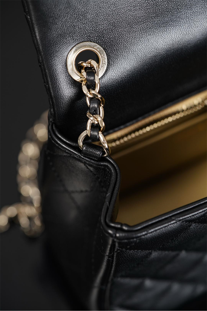 샤넬 샤넬 25K 골드볼 클래식 플랩백 쁘띠삭 블랙 레플리카 8번 이미지 - Bag | 세미샵 레플리카 사이트