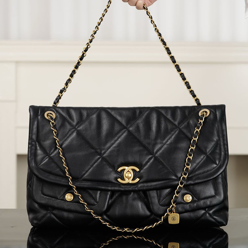 샤넬 샤넬 25K 투 포켓 맥시 플랩백 레플리카 1번 이미지 - Bag | 세미샵 레플리카 사이트