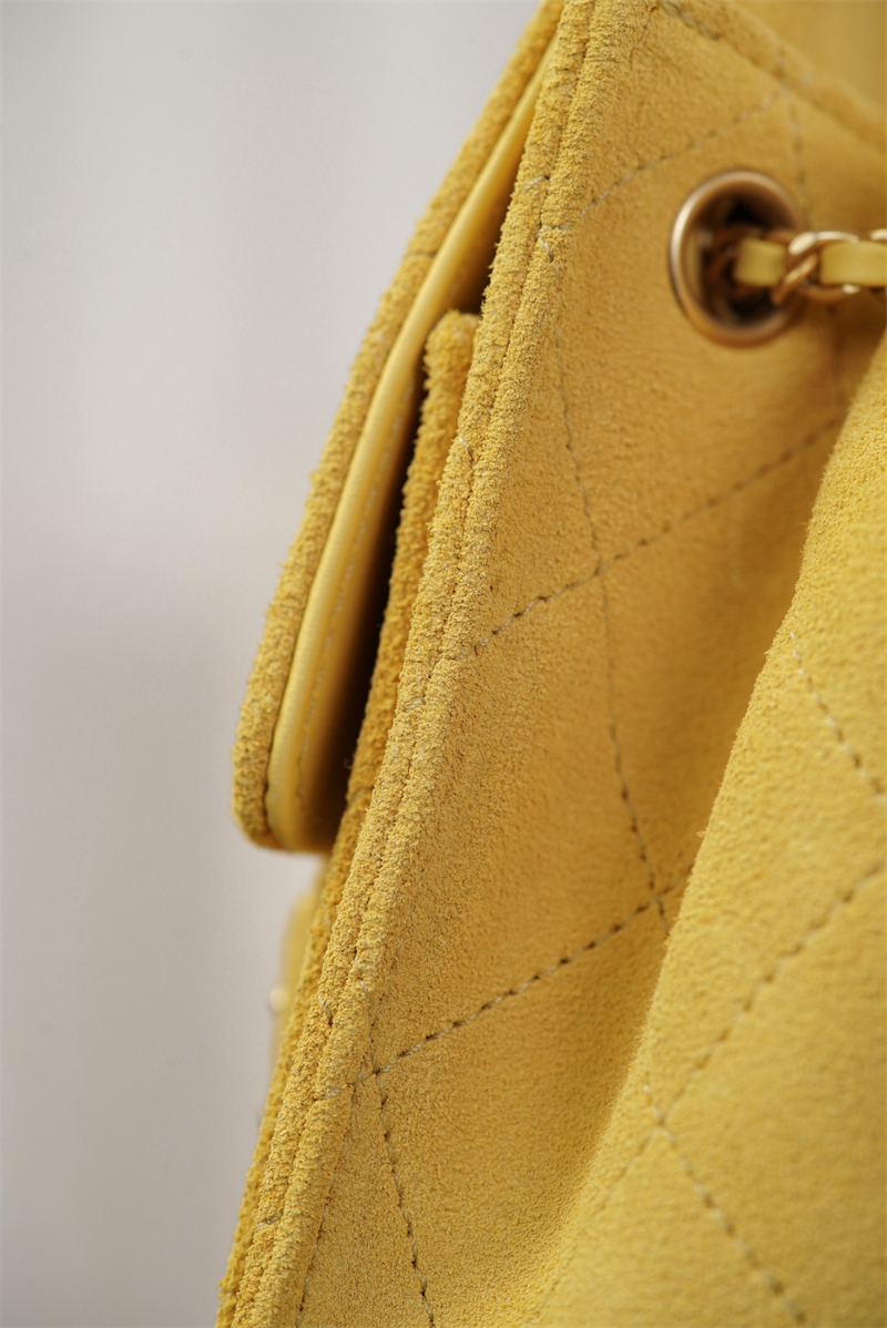 샤넬 샤넬 26C 25 미니 백 스웨이드 카프스킨 골드메탈 옐로우 레플리카 18번 이미지 - Bag | 세미샵 레플리카 사이트