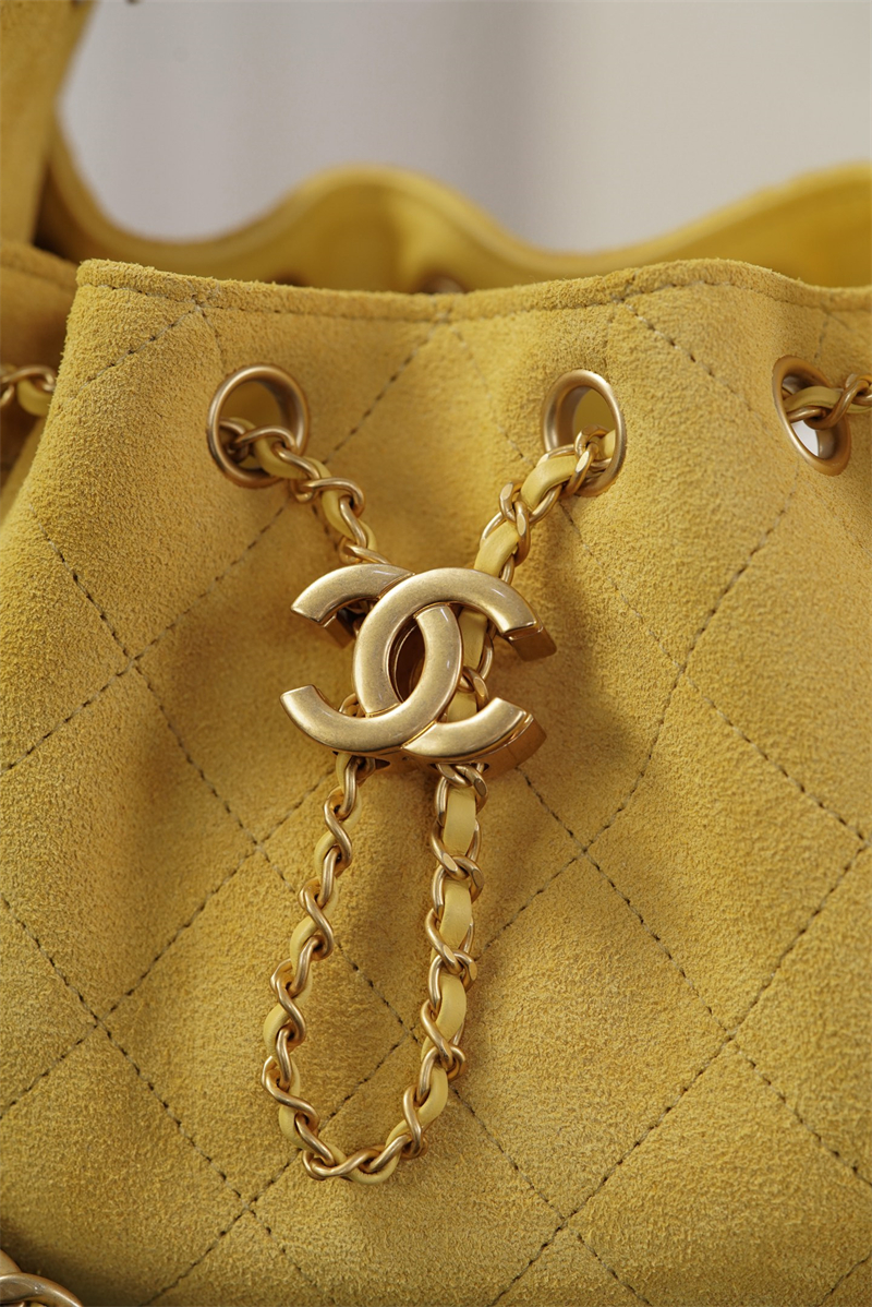 샤넬 샤넬 26C 25 미니 백 스웨이드 카프스킨 골드메탈 옐로우 레플리카 19번 이미지 - Bag | 세미샵 레플리카 사이트