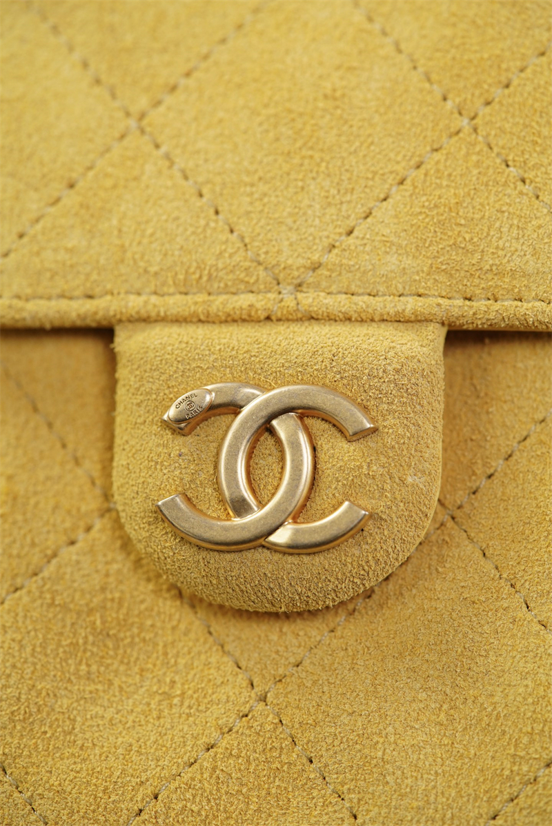샤넬 샤넬 26C 25 미니 백 스웨이드 카프스킨 골드메탈 옐로우 레플리카 2번 이미지 - Bag | 세미샵 레플리카 사이트