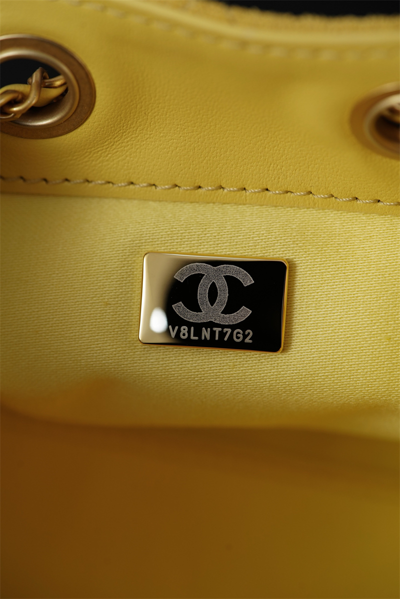 샤넬 샤넬 26C 25 미니 백 스웨이드 카프스킨 골드메탈 옐로우 레플리카 20번 이미지 - Bag | 세미샵 레플리카 사이트