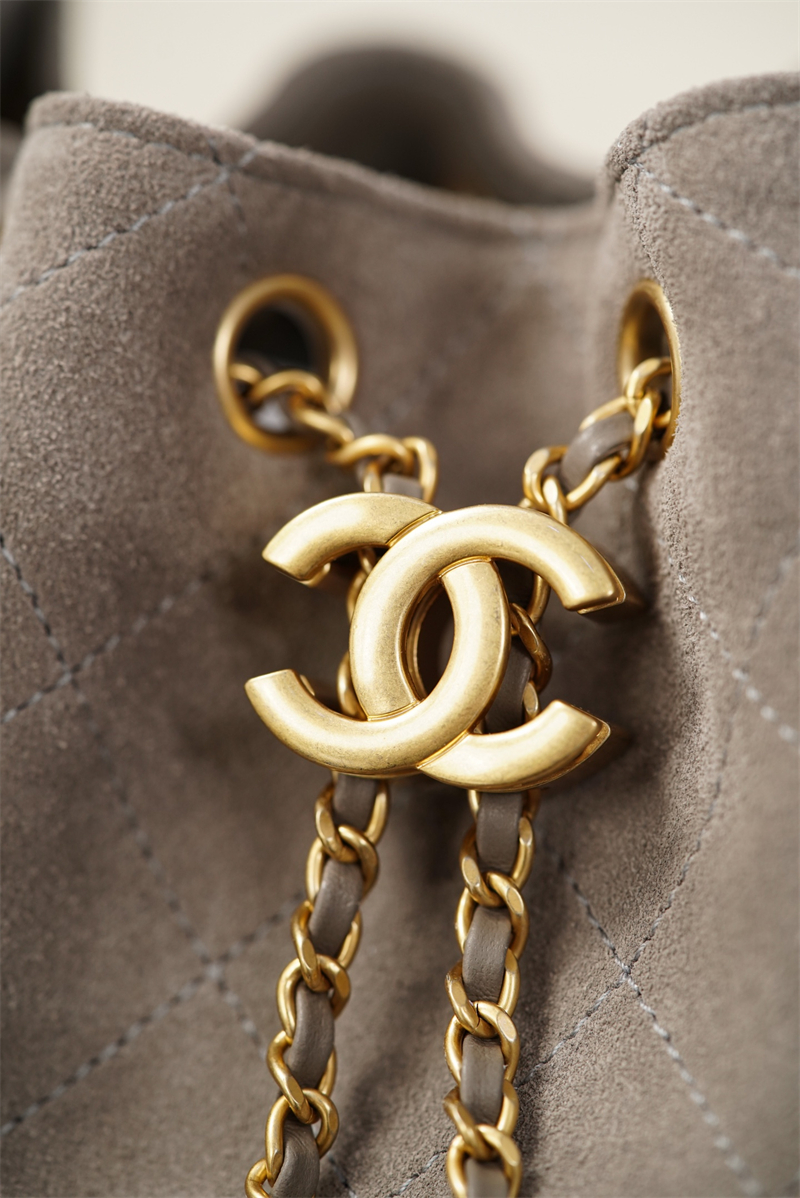 샤넬 샤넬 26C 25 미니 핸드백 그레이 스웨이드 카프스킨 레플리카 11번 이미지 - Bag | 세미샵 레플리카 사이트