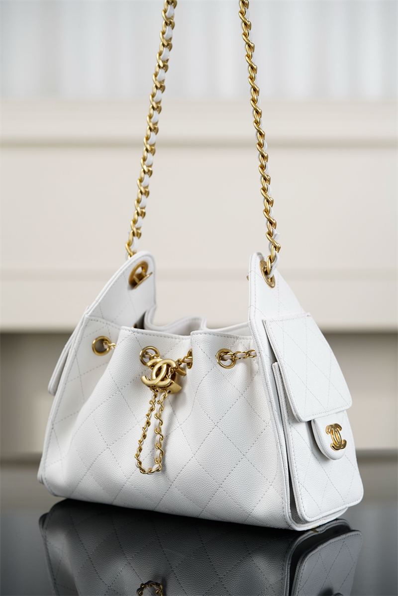 샤넬 샤넬 26C 25 미니 핸드백 화이트 골드메탈 레플리카 19번 이미지 - Bag | 세미샵 레플리카 사이트