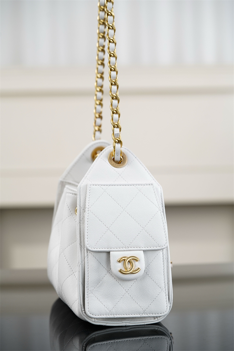 샤넬 샤넬 26C 25 미니 핸드백 화이트 골드메탈 레플리카 13번 이미지 - Bag | 세미샵 레플리카 사이트