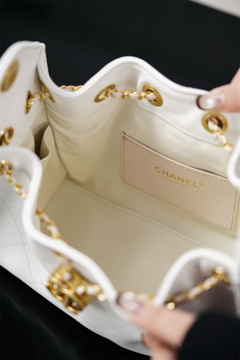 샤넬 샤넬 26C 25 미니 핸드백 화이트 골드메탈 레플리카 22번 이미지 - Bag | 세미샵 레플리카 사이트
