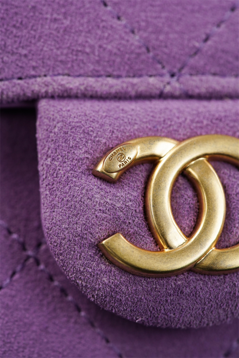 샤넬 샤넬 26C 25 미니 호보 백 스웨이드 퍼플 레플리카 18번 이미지 - Bag | 세미샵 레플리카 사이트