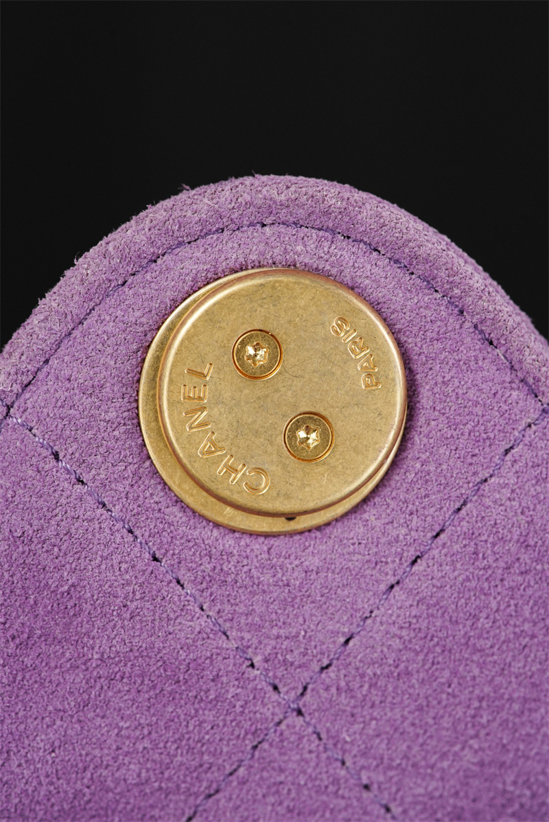 샤넬 샤넬 26C 25 미니 호보 백 스웨이드 퍼플 레플리카 12번 이미지 - Bag | 세미샵 레플리카 사이트