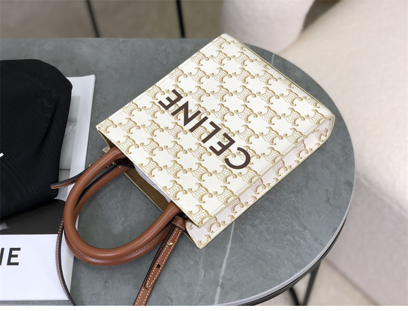 셀린느 셀린느 미니 버티컬 카바스 토트백 트리옹프 캔버스 194372 레플리카 5번 이미지 - Bag | 세미샵 레플리카 사이트