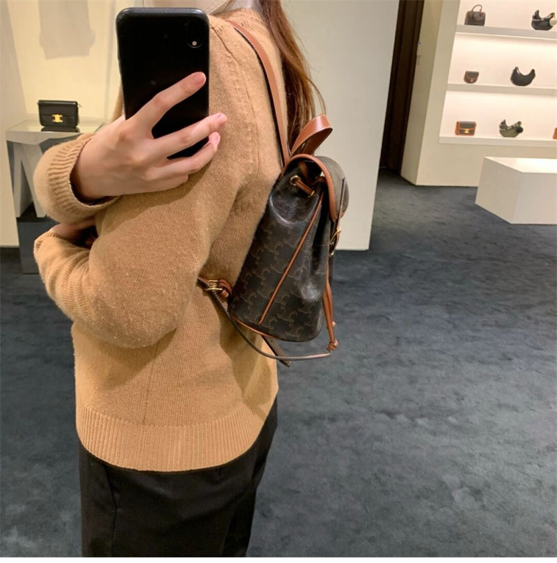 셀린느 셀린느 미니 폴코 백팩 트리옹프 캔버스 탄 197662 레플리카 2번 이미지 - Bag | 세미샵 레플리카 사이트