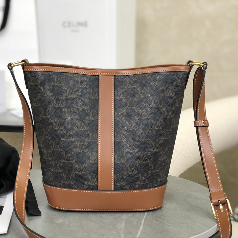 셀린느 셀린느 스몰 버킷백 트리옹프 캔버스 탄 191442 레플리카 5번 이미지 - Bag | 세미샵 레플리카 사이트