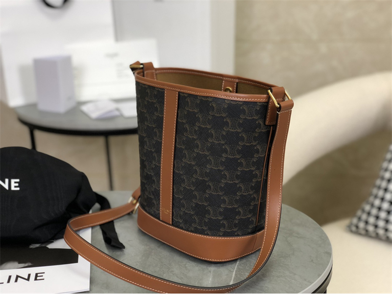 셀린느 셀린느 스몰 버킷백 트리옹프 캔버스 탄 191442 레플리카 7번 이미지 - Bag | 세미샵 레플리카 사이트