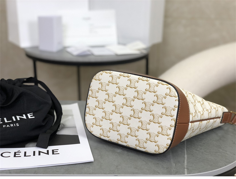 셀린느 셀린느 스몰 버킷백 트리옹프 캔버스 화이트 191442 레플리카 14번 이미지 - Bag | 세미샵 레플리카 사이트