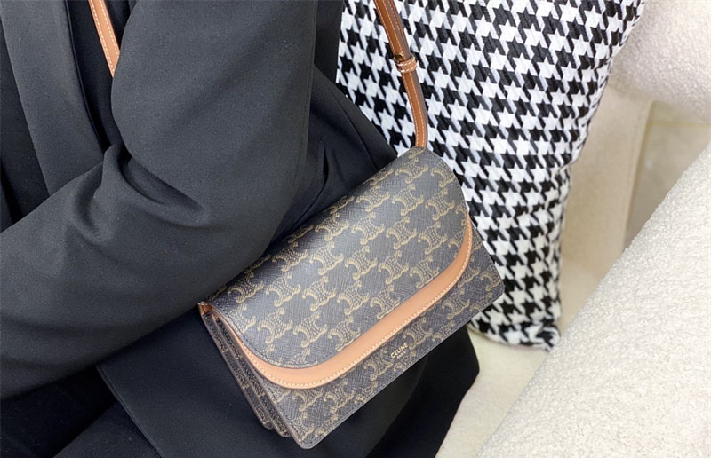 셀린느 셀린느 월렛 온 스트랩 크로스백 트리옹프 캔버스 10D852 레플리카 20번 이미지 - Bag | 세미샵 레플리카 사이트