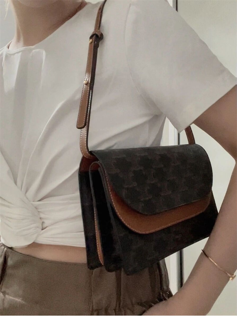 셀린느 셀린느 월렛 온 스트랩 크로스백 트리옹프 캔버스 10D852 레플리카 19번 이미지 - Bag | 세미샵 레플리카 사이트