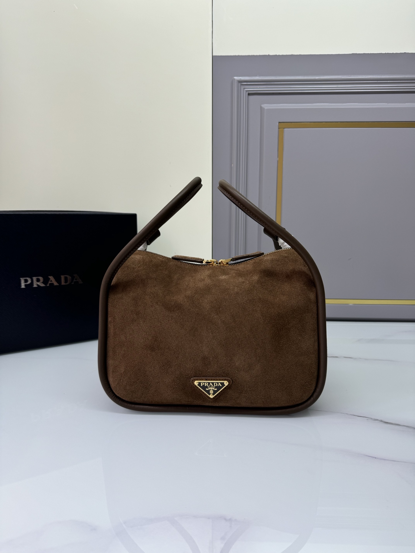 프라다 프라다 달링 스웨이드 핸드백 레플리카 1번 이미지 - Bag | 세미샵 레플리카 사이트