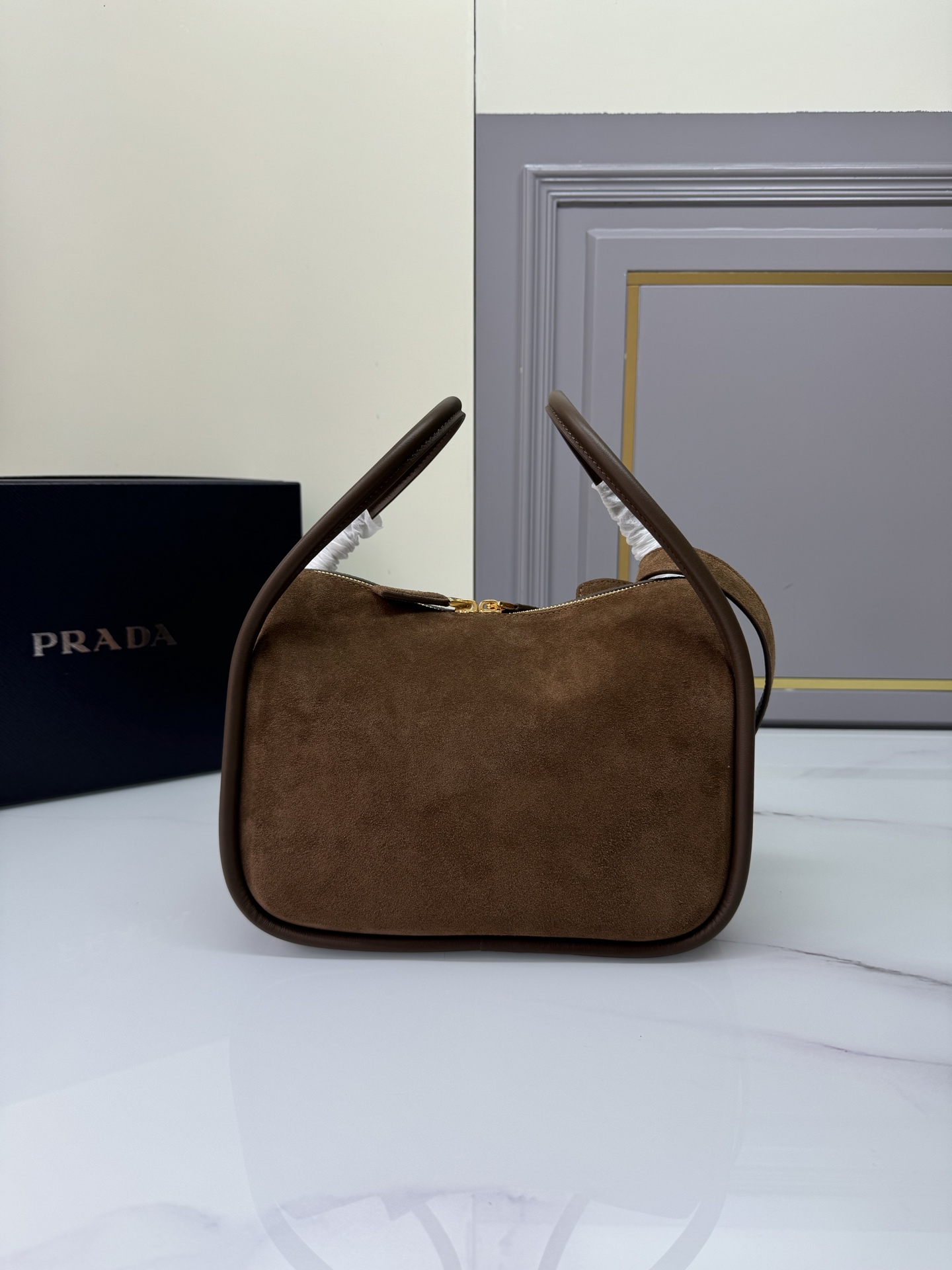 프라다 프라다 달링 스웨이드 핸드백 레플리카 2번 이미지 - Bag | 세미샵 레플리카 사이트