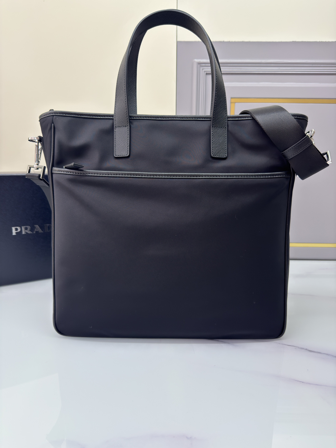 프라다 프라다 리나일론 사피아노 레더 토트백 레플리카 2번 이미지 - Bag | 세미샵 레플리카 사이트