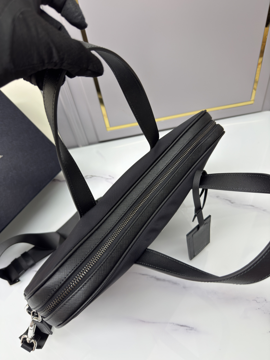 프라다 프라다 리나일론 사피아노 브리프 케이스 레플리카 5번 이미지 - Bag | 세미샵 레플리카 사이트