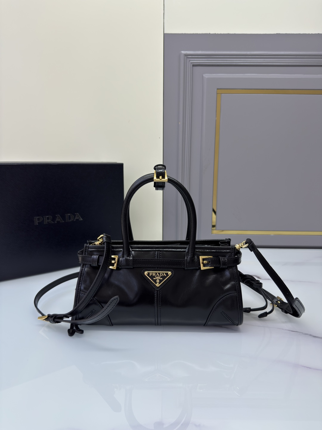 프라다 프라다 보니 미니 탑 핸들 레플리카 1번 이미지 - Bag | 세미샵 레플리카 사이트