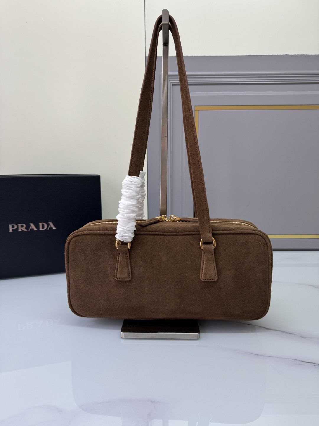 프라다 프라다 스웨이드 비올레토 볼링백 레플리카 2번 이미지 - Bag | 세미샵 레플리카 사이트