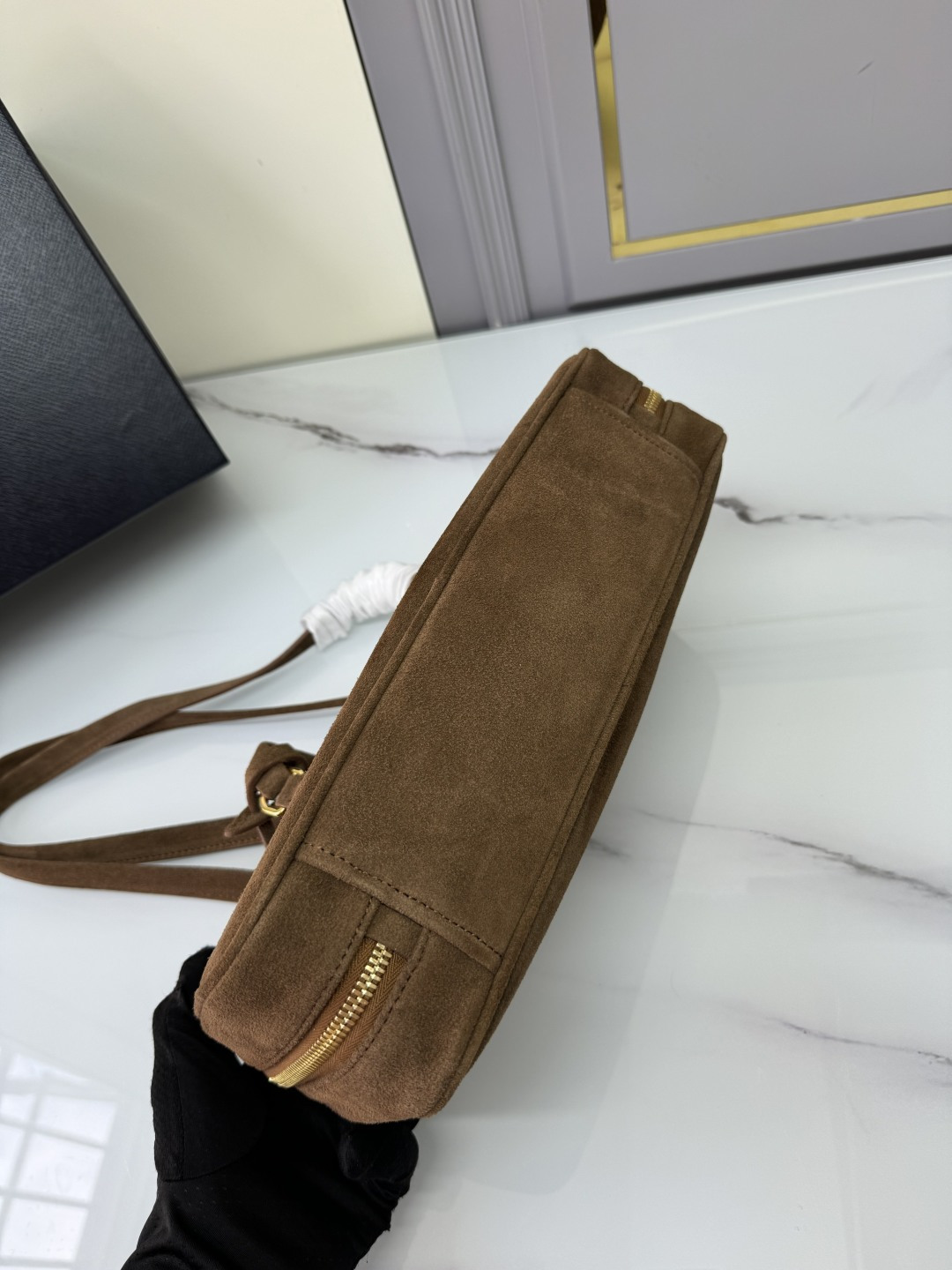 프라다 프라다 스웨이드 비올레토 볼링백 레플리카 4번 이미지 - Bag | 세미샵 레플리카 사이트