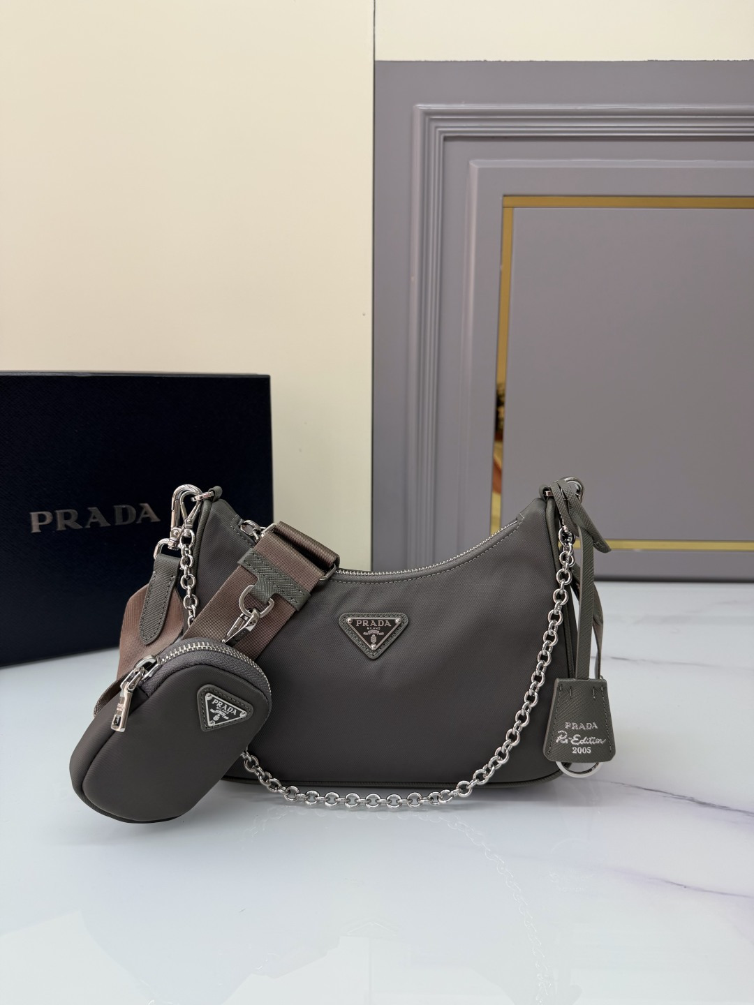 프라다 프라다 2005 리에디션 리나일론 숄더백 레플리카 1번 이미지 - Bag | 세미샵 레플리카 사이트