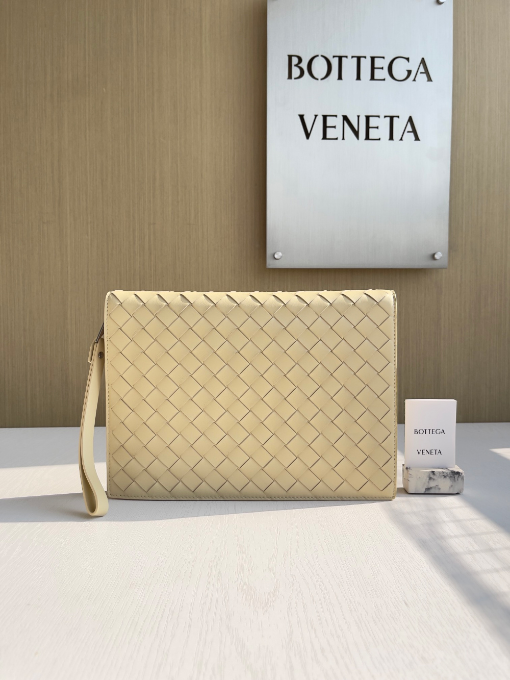 Bottega Veneta Intrecciato Document Case With Wristlet
