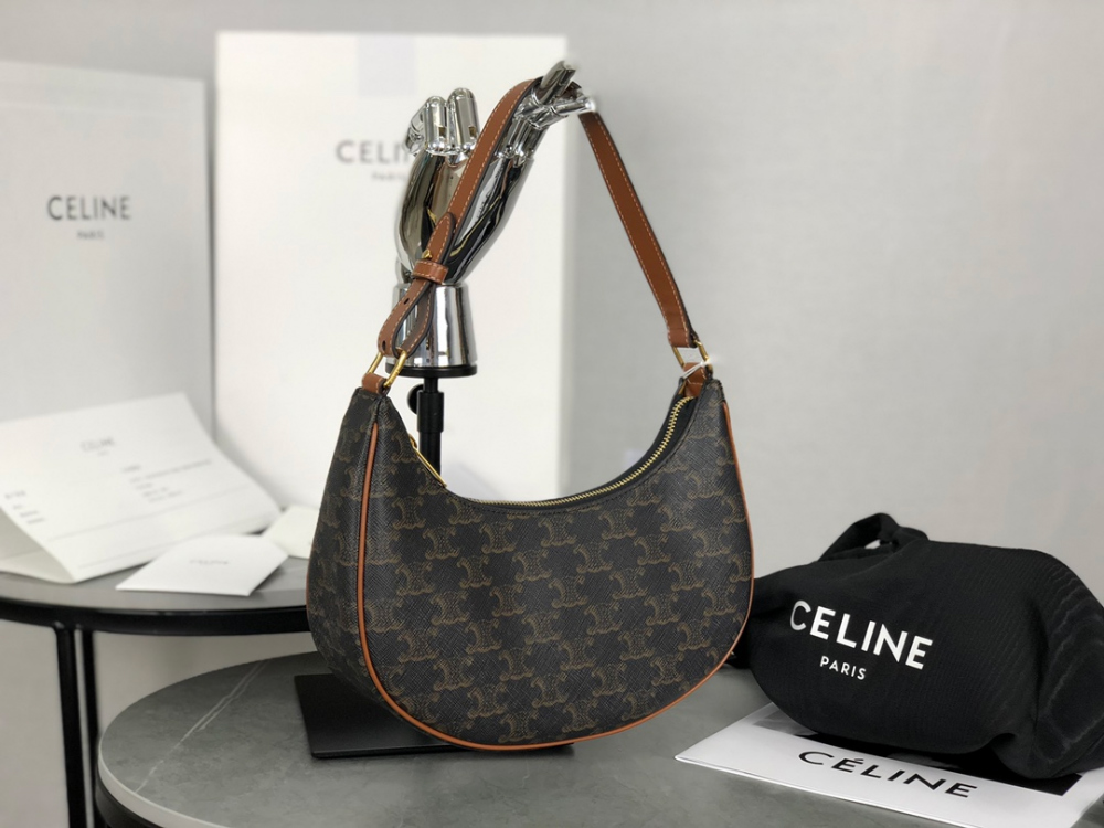 C E L I N E Celine Ava Bag in Triomphe Canvas and Calfskin 레플리카 2번 이미지 - Bag | 세미샵 레플리카 사이트