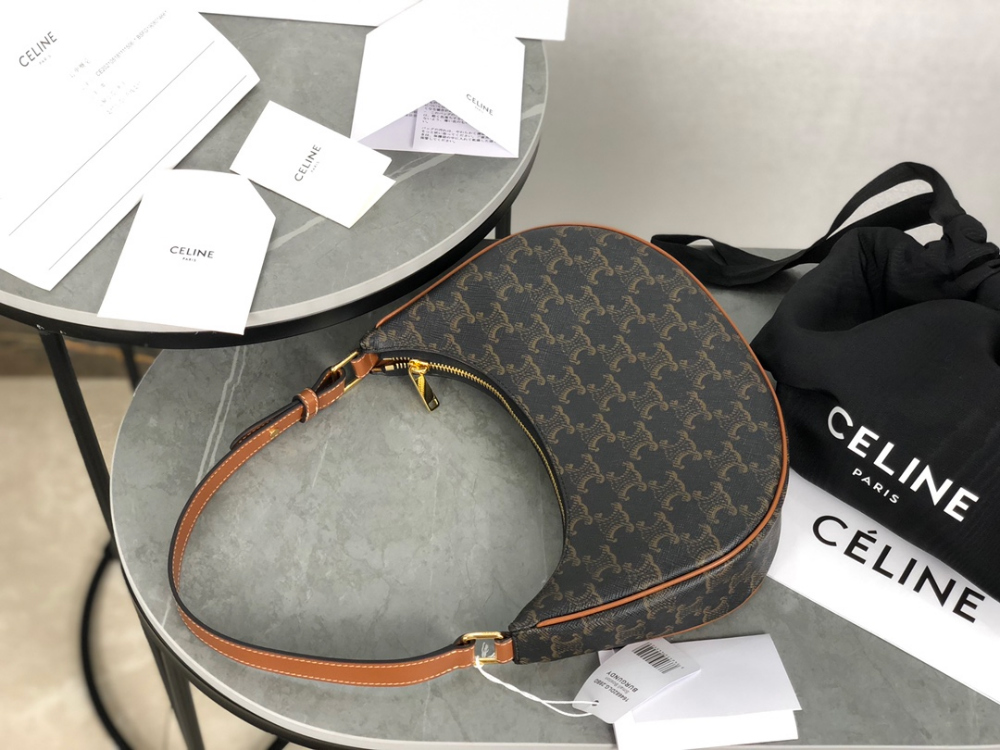 C E L I N E Celine Ava Bag in Triomphe Canvas and Calfskin 레플리카 5번 이미지 - Bag | 세미샵 레플리카 사이트