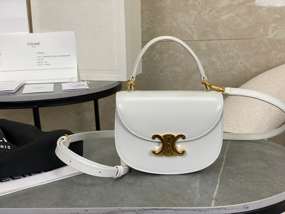 Celine Mini Clea Vesace Calfskin