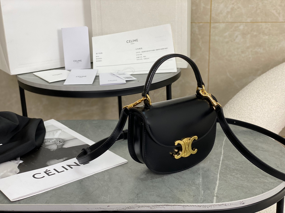 Celine Mini Clea Vesace Calfskin - 상세 이미지
