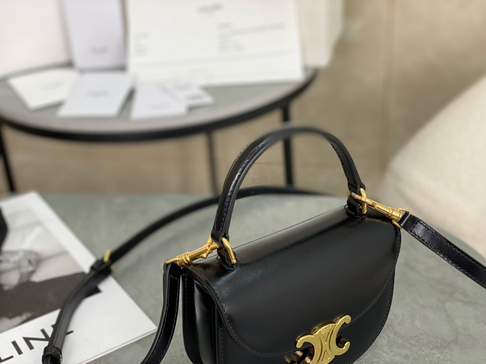 Celine Mini Clea Vesace Calfskin - 상세 이미지
