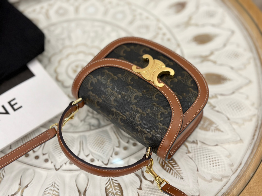 C E L I N E Celine Mini Clea Vesace Canvas & Calfskin 레플리카 7번 이미지 - Bag | 세미샵 레플리카 사이트