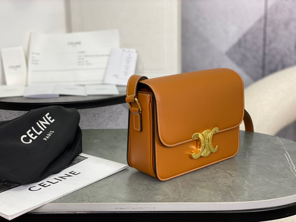 C E L I N E Celine Teen Triomphe Bag Shiny Calfskin 레플리카 3번 이미지 - Bag | 세미샵 레플리카 사이트