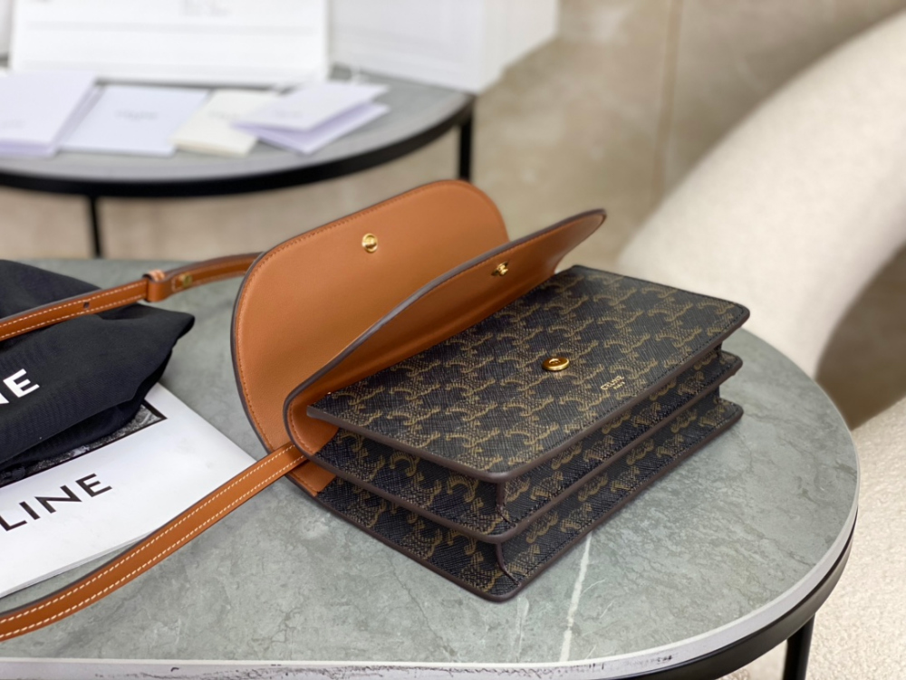 C E L I N E Celine Wallet on strap in Triomphe Canvas 레플리카 4번 이미지 - Bag | 세미샵 레플리카 사이트